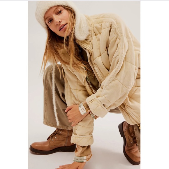 Free People Dolman Quilted Knit Jacket - Picture 9 of 11